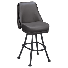 Regina Premium Casino Bucket Bar Stool with Orbit Frame