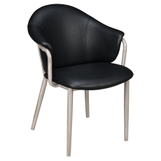 Kova Metal Armchair in Clear Coat