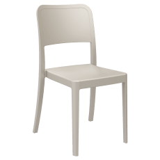 Parker Solid Back Outdoor Resin Chair