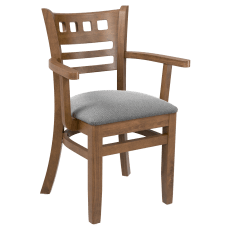 Premium US Made American Back Wood Chair with Arms 