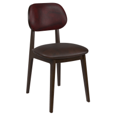 Gisselle Wood Chair with Padded Back