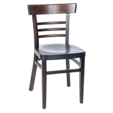 Beechwood Ladder Back Chair with Extended Edges