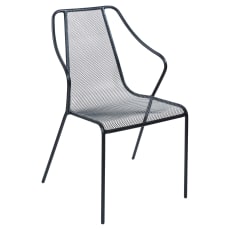 Modern Metal Mesh Outdoor Arm Chair