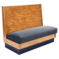 DH Style Wood Booth with Bead Board Back