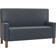 Tavqora Plain Back Lounge Booth with Arms