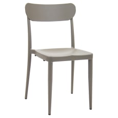 Modern Style Gray Aluminum Patio Chair 