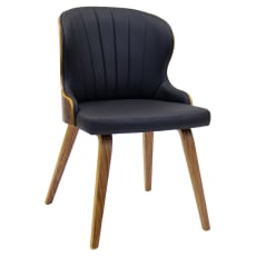 Clam-Back Wood Chair