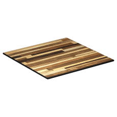 Reclaimed Wood Heavy Duty Outdoor Resin Table Top with Phenolic Edge