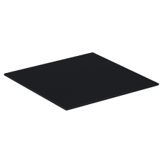 Black Outdoor Resin Table Top with Phenolic Edge