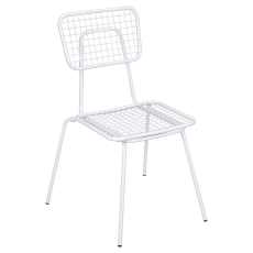 Ollie Patio Chair in White Finish