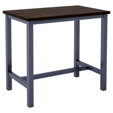 Ottis Bar Height Table Set in Dark Grey Finish