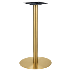 Gold Round Indoor / Outdoor Table Base - Bar Ht
