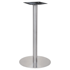 Round Stainless Steel Table Base - Bar Ht