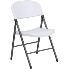 Metal Folding Chair with Plastic Seat & Back