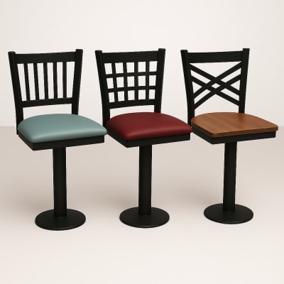 bolt-down restaurant chairs