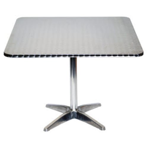 Stainless Steel Table Top With Base, Outdoor Stainless Steel Table