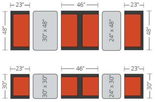 booth tables diagram 1