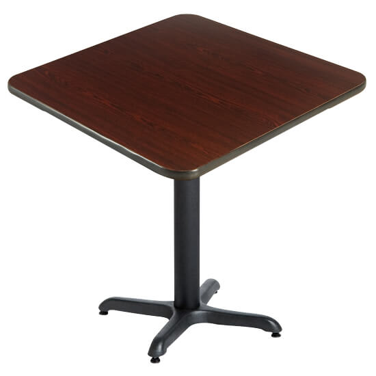 36'' Round Restaurant Table Top with Black or Mahogany Reversible Laminate Top 