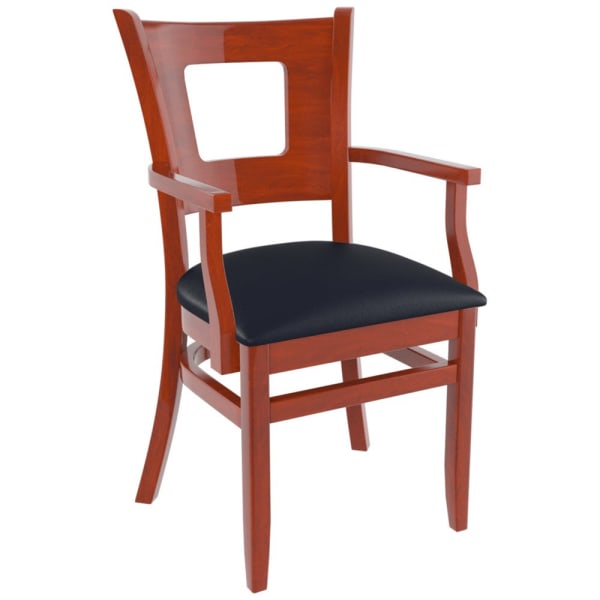 Premium US Made Duna Wood Chairs with Arms