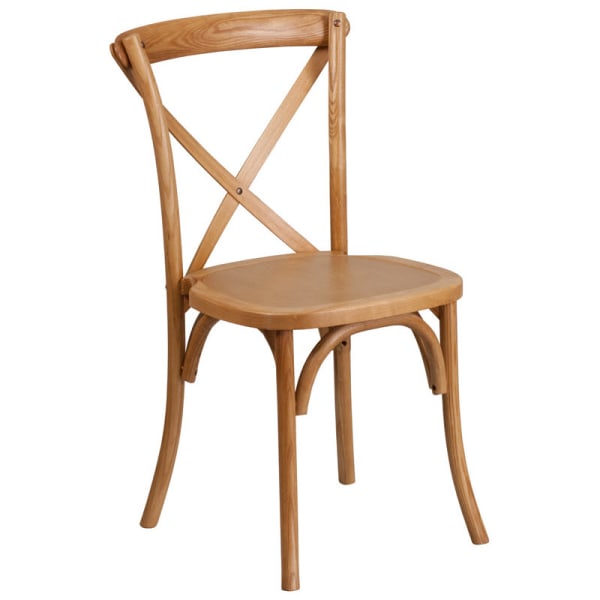 Wood X Back Restaurant Chair