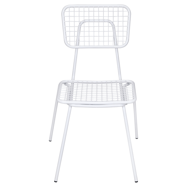 Ollie Patio Chair in White Finish