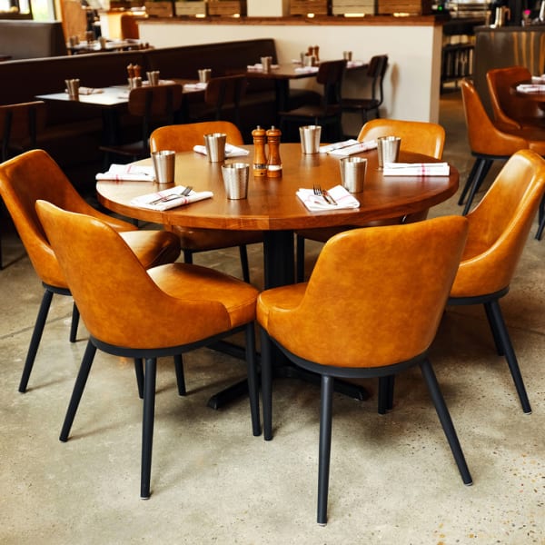 Ladder Back Swivel Bar Stool