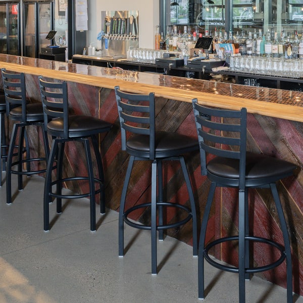 Metal Ladder Back Swivel Bar Stool /></a>
		</div>
		
<div class=