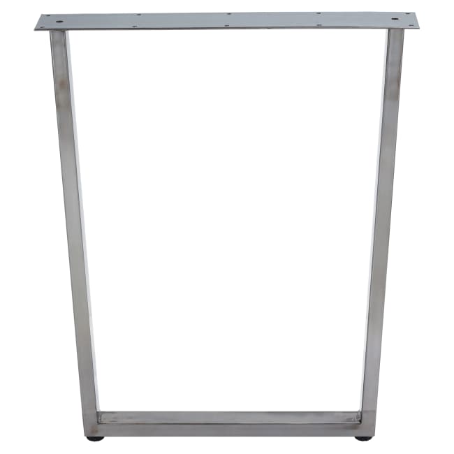 U-shaped and trapezoid restaurant table legs
