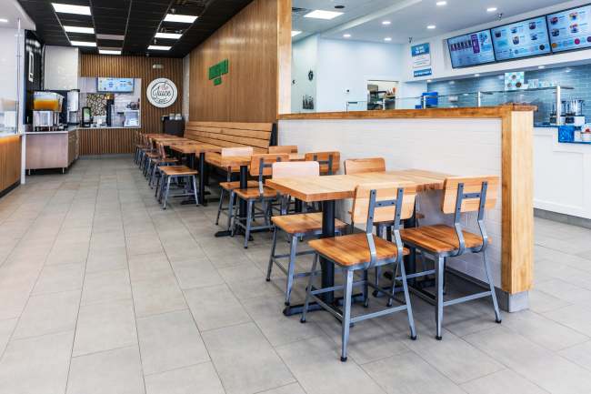 Hummus Republic installation