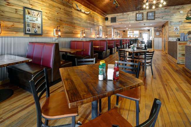 Calamity Janes restaurant installation