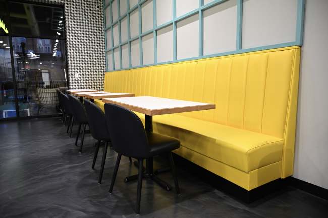 Egg Bar Restaurant installation