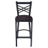 Metal Cross Back Bar Stool with bl-ws-bl