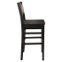 Stella Wood Bar Stool With Padded Back Thumbnail 3