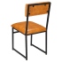 Indy Metal Chair with Padded Back Thumbnail 4