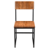 Indy Metal Chair with Wood Back Thumbnail 3