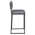 Indy Metal Bar Stool with Padded Back Thumbnail 2