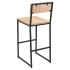 Indy Metal Bar Stool with Wood Back Thumbnail 4