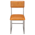 Indy Metal Chair with Clear Coat Finish and Padded Back Thumbnail 3