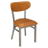 Curvy Metal Chair in Clear Coat Thumbnail 1