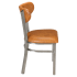 Curvy Metal Chair in Clear Coat Thumbnail 3