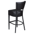Lumme Padded Back Metal Bar Stool Thumbnail 4