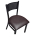 Checker Back Metal Chair Thumbnail 5