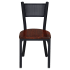 Checker Back Metal Chair Thumbnail 3