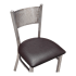 Clear Coat Checker Back Metal Chair  Thumbnail 5
