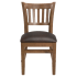 Premium US Made Vertical Slat Wood Chair Thumbnail 2