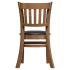 Premium US Made Vertical Slat Wood Chair Thumbnail 6