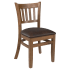 Premium US Made Vertical Slat Wood Chair Thumbnail 1