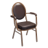 Hourglass Stack Chair with Arms Thumbnail 1