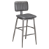 Ethan Metal Bar Stool in Clear Coat Thumbnail 1