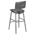 Ethan Metal Bar Stool in Clear Coat Thumbnail 2